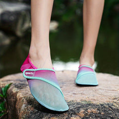 Women's Ombre Sporty Water Socks Quick Drying Wading Shoes
