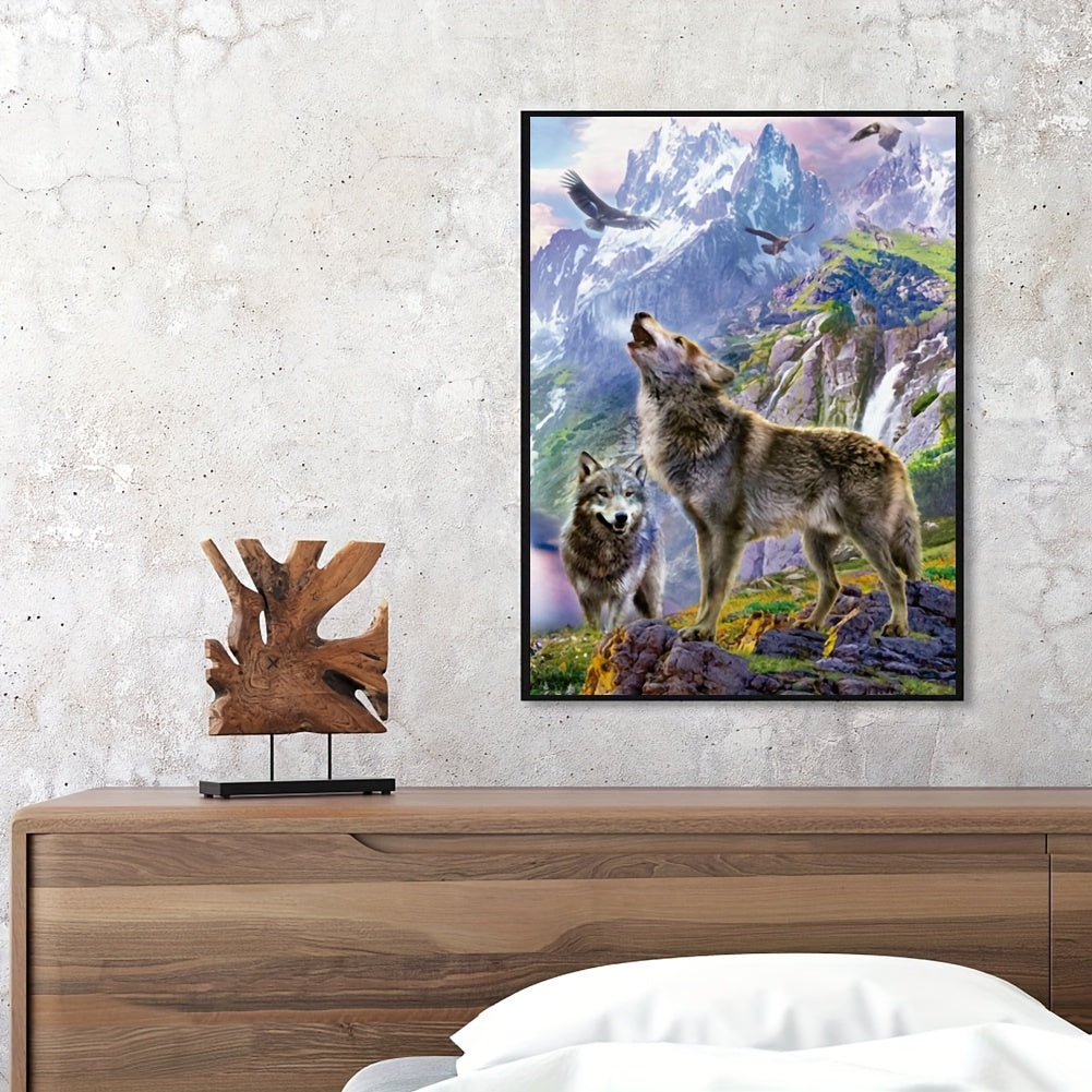 Wolf Pattern Canvas Painting Poster Prints Home Wall Decoration Art