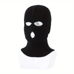Men's Balaclava Hat Unisex Winter Warm Ski Mask 3 Hole Windproof