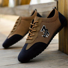 Men's Lace up Sneakers Comfortable Walking Shoes