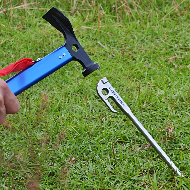 Camping Hammer with Stake Remover & Straps