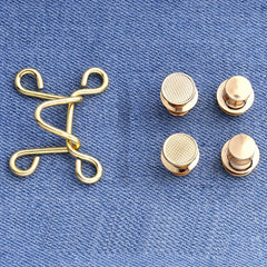 Detachable Buttons For Jeans Waist Adjustment Buckle Waist Tightener