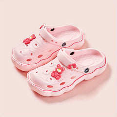 Women's Bear Garden Clogs Hollow Out Slide Shoes