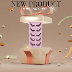 5 Pairs Natural Look Fluffy False Eyelashes