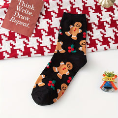 Christmas Cartoon Socks for Men and Women US5-8.5