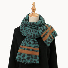 Leopard Shawl Scarf Vintage Large Casual Wrap Soft & Comfortable