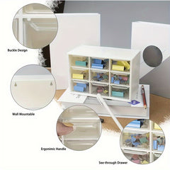 Mini Storage Cabinet For Office and Home Organization