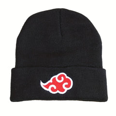 Cloud Embroidery Beanie Solid Knit Hat Hip Hop Cap