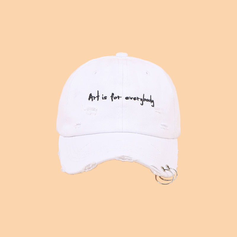 Men Adjustable Ring Denim Baseball Cap
