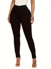 High Rise Stretch Skinny Jeans