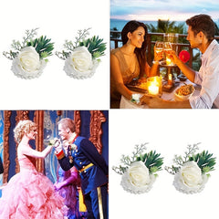 Artificial Flower Wrist Corsage Wedding Prom Decoration