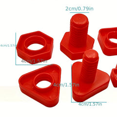 Baby Puzzle Toy for 1-2 Years Old - Shape Pairing Screw Assembly