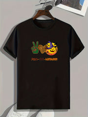 PEACE LOVE HALLOWEEN Men's Graphic T-shirt