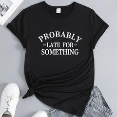 Causal Round Neck T shirt Short Sleeves Sports Running Tops Women's Activewear