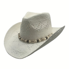 Unisex Straw Cowboy Hat Western Hats Cowgirl Costume