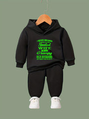 NEVER DREAMED 2pcs Set Girls Casual Comfy Activewear Set For Spring Fall Sports
