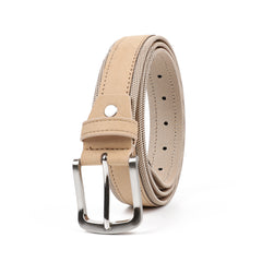 Adjustable Square Buckle Men's Belt for Christmas Birthday Gift