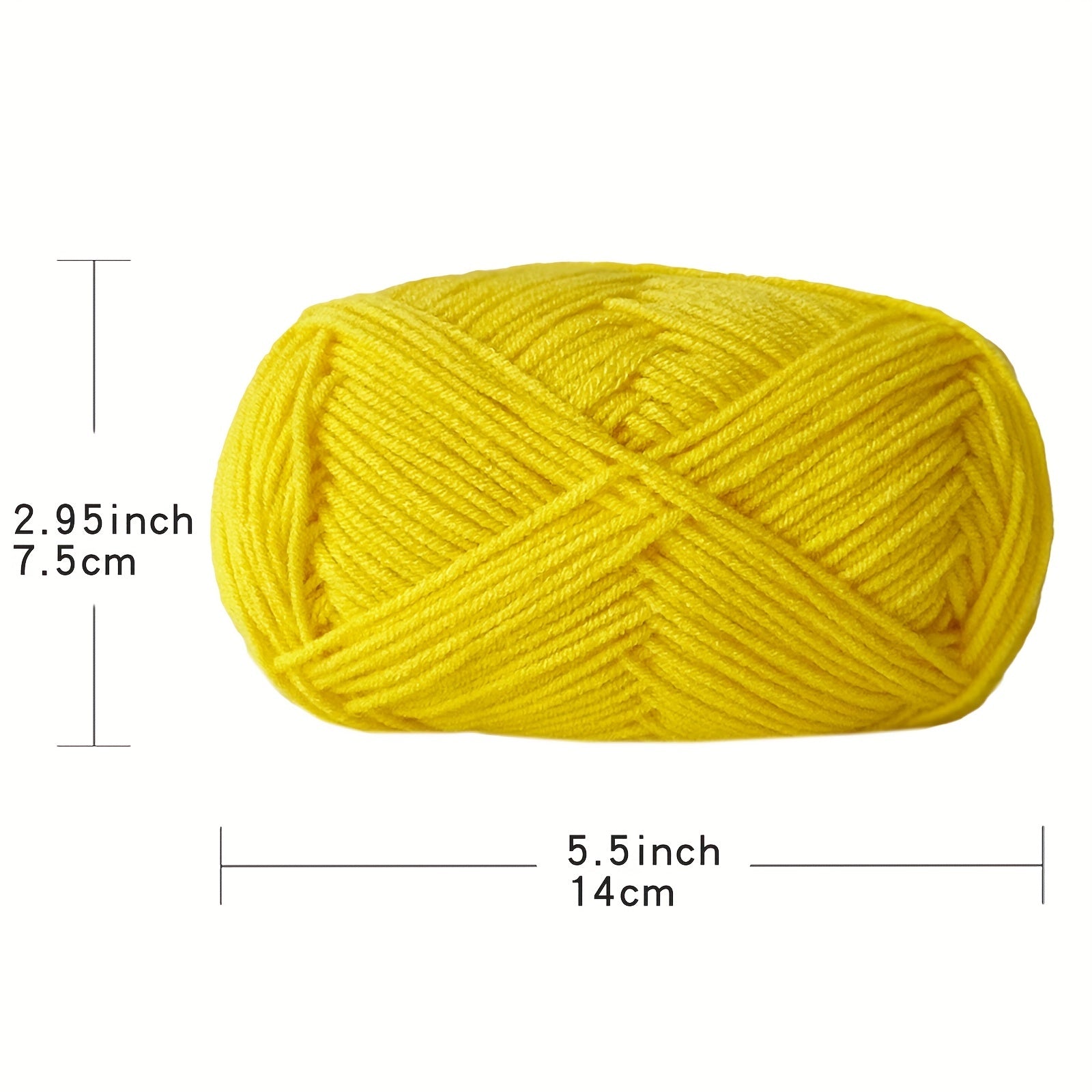 3pcs Soft Crochet Yarn 4 Layers Milk Yarn DIY Blanket Sweater Hat Scarf