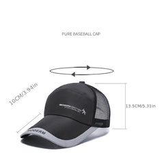 Men's Summer Breathable Peaked Cap