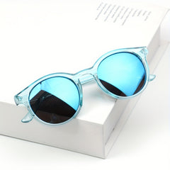 Kids Round Frame Sunglasses UV Protection Glasses For Girls And Boys