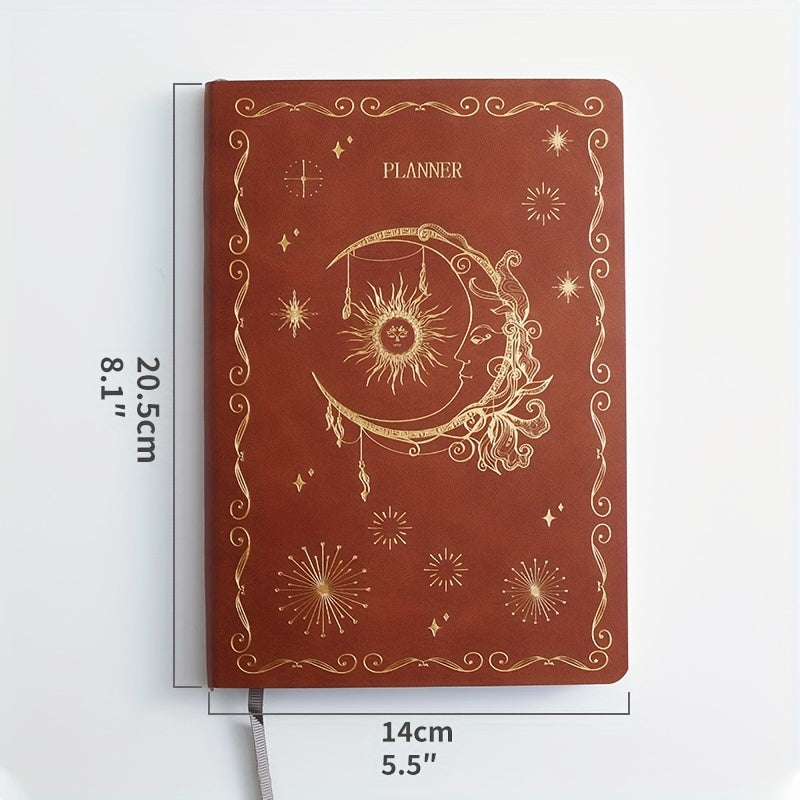Undated Planner: Increase Productivity, Hit Goals, Soft Cover, Stickers