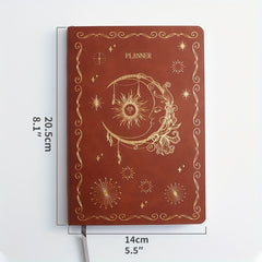 Undated Planner: Increase Productivity, Hit Goals, Soft Cover, Stickers