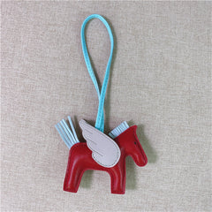 16pcs Flying Horse Keychain Bag Charm Pendant Accessory Keychain