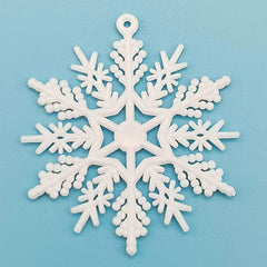 70pcs Christmas Snowflake Decorations for DIY Crafts
