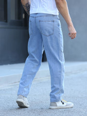 Men's Wide Leg Straight Jeans