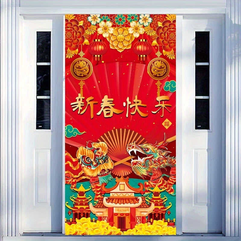 Chinese Year Door Banner Dragon Year Spring Decoration Supplies