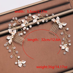 Twist Flower Hairband With Comb Headband Party Favor Decorations