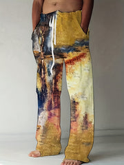 Men's Wide Leg Street Style Pants Spring Fall
