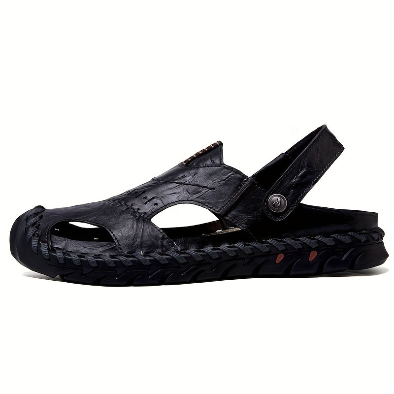 Men's Casual Slip On Closed Toe Sandals