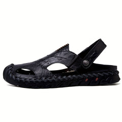 Men's Casual Slip On Closed Toe Sandals