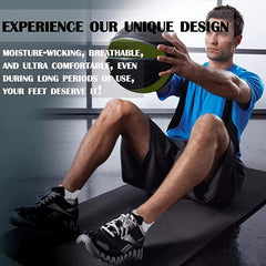 8 Pairs Compression Ankle Socks - Sports, Running, Ideal for Men and Women