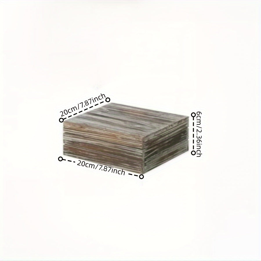 Wooden Style Wedding Cake Tray for Coffee Cake Drinks