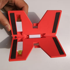 Adjustable Tubular Angle Ruler - High Precision Plastic Leveling Ruler