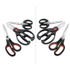 3-Pack Stainless Steel Multifunctional Scissors for Chicken Bones and Food