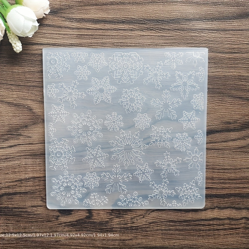 Snowflake Embossing Folders & Cutting Dies for Christmas Decorations