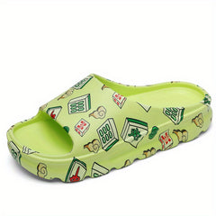 Men's Cloud Slides Lightweight Non Slip Slippers Indoor Outdoor Shower Bathroom