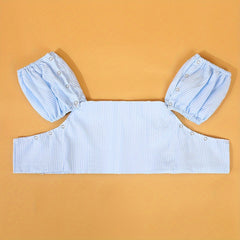 Toddler Kids Gingham Seersucker Flotation Device Cover Baby Swim Puddle Jumper