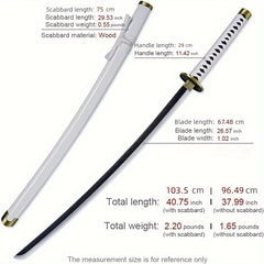 Anime Samurai Sword Toy & Wooden Sword Weapon Toy
