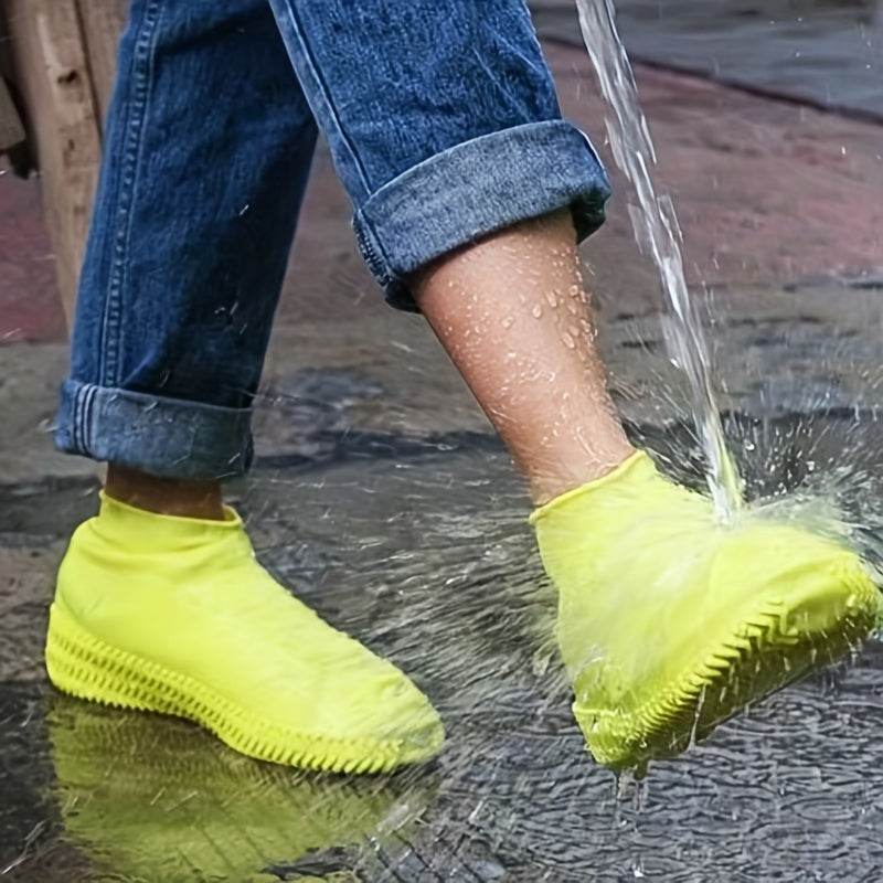 Silicone Rain Shoe Covers Waterproof Anti Slip