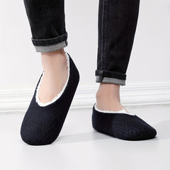 Men's Cozy Anti-Skid House Slippers Winter Indoor Shoes