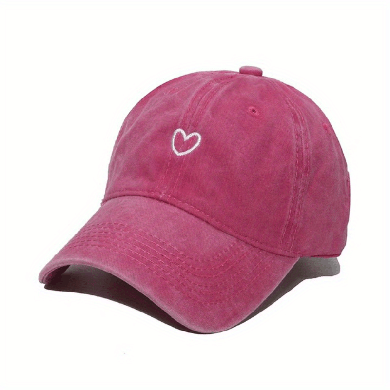 Embroidered Washed Cotton Baseball Cap Outdoor Cycling