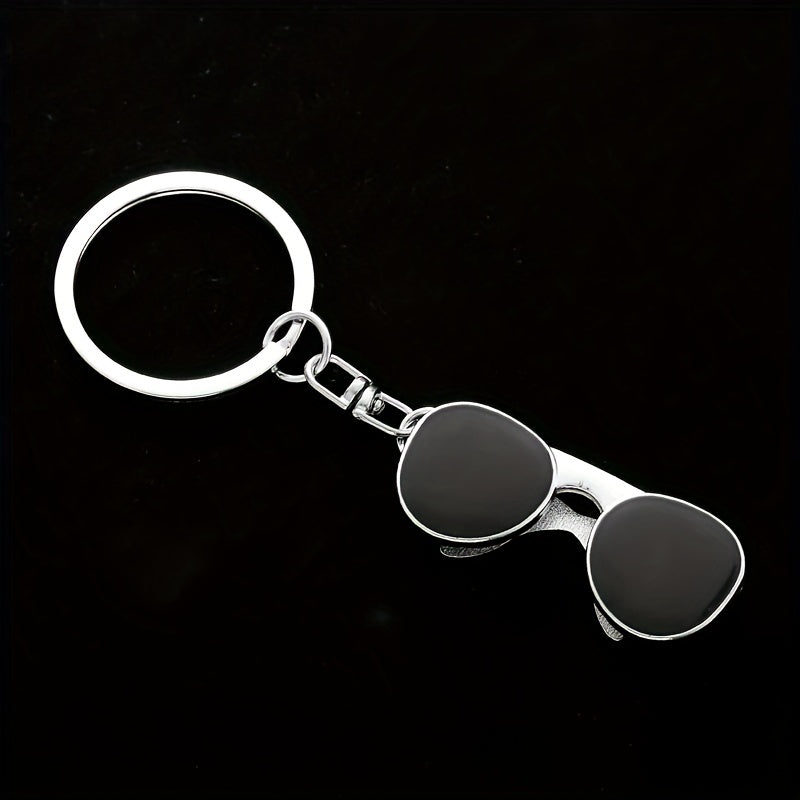 Survival Whistle Sunglasses Keychain Bag Pendant