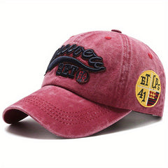 Washed Embroidered Baseball Cap Outdoor Sports