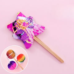 DIY Puzzle Toy Paper Flip Flower Variety God Flower Play Paper Change Flower Toy