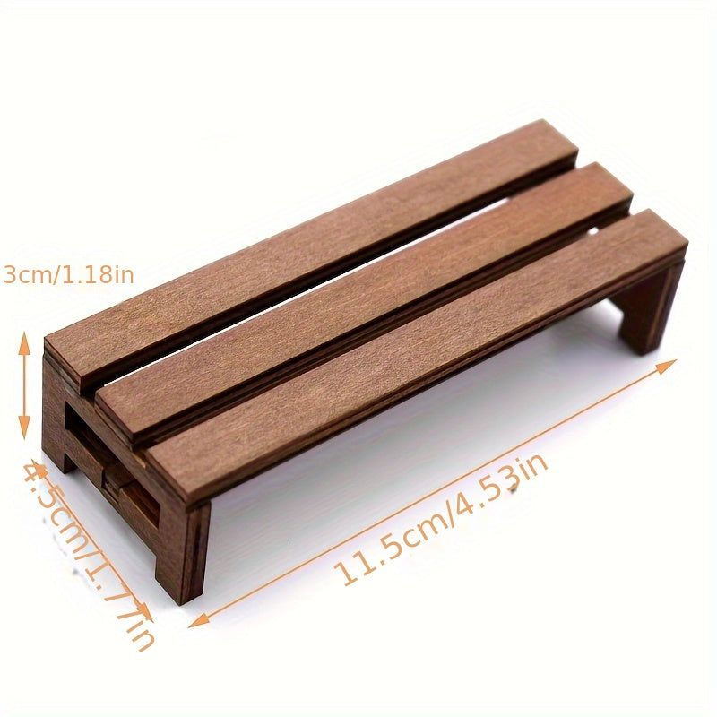 1pc Dollhouse Wooden Small Furniture Christmas Toy Gift