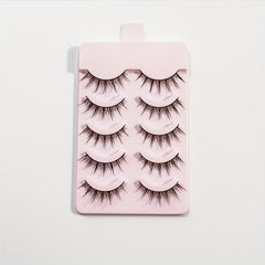 5 Pairs Spiky Manga Lashes Anime Style 13mm Cosplay Makeup Extension